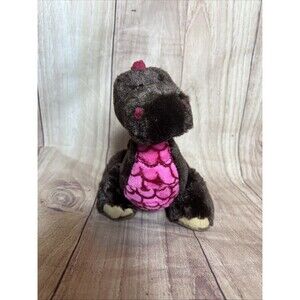 Ganz Webkinz Dinosaur Brown Plush 9” HM338 HL119H